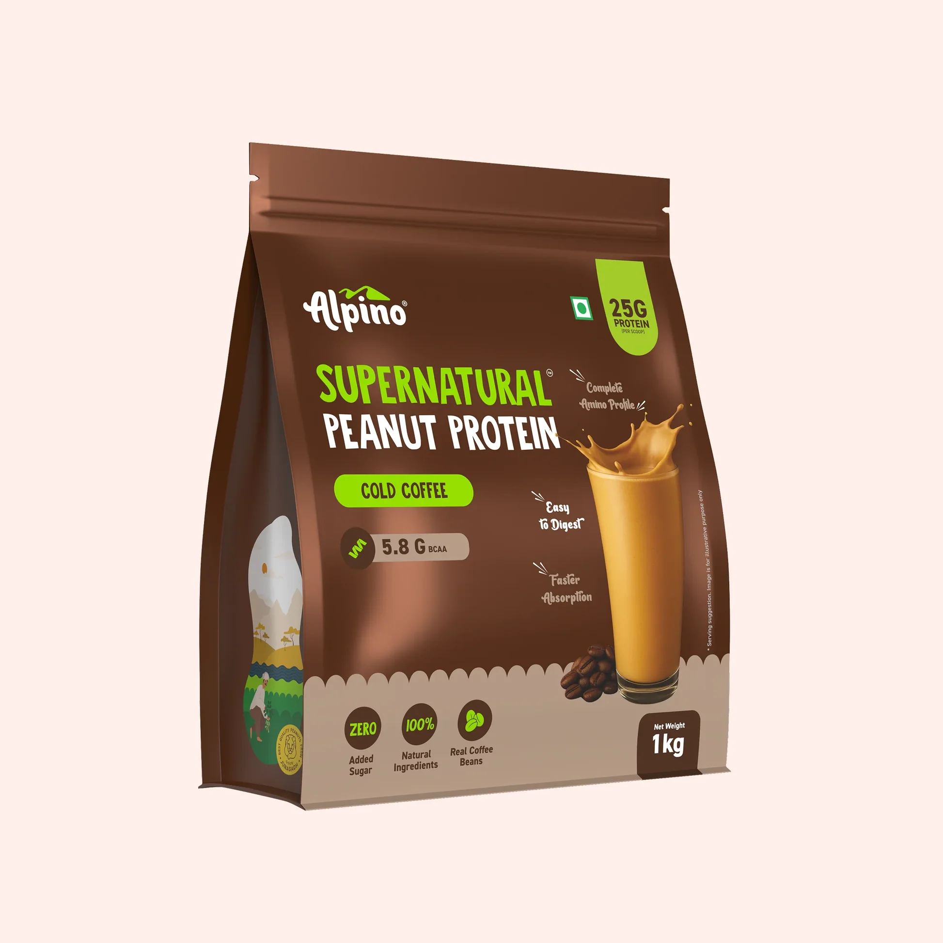 ALPINO Supernatural Peanut Protein Powder