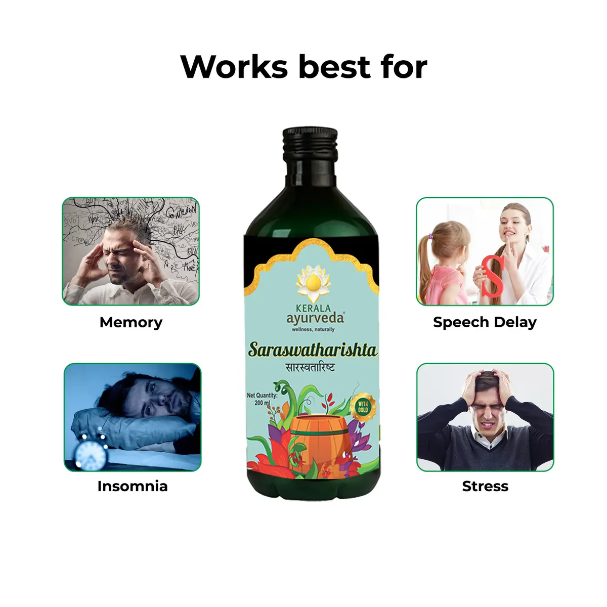 KERLA AYURVEDA SARASWATHARISHTA - Image 2