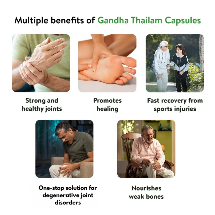 KERLA AYURVEDA GANDHA THAILAM CAPSULES - Image 2